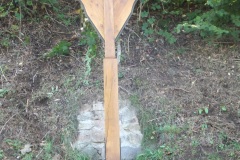 Renovation Haldenhofkreuz an der Landstraße zum Kandel