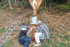 Renovation Haldenhofkreuz an der Landstraße zum Kandel
