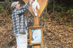 Renovation Haldenhofkreuz an der Landstraße zum Kandel