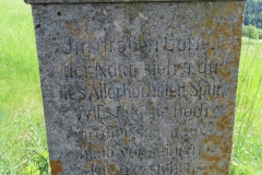 Renovation des Wegkreuzes "Auf der Brandeck"