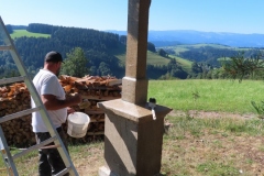 Renovation des Wegkreuzes "Auf der Brandeck"