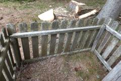 Das Wegkreuz an der Tausendmeter Bank