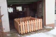 Das Wegkreuz an der Tausendmeter Bank