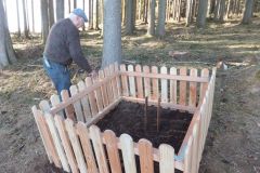 Das Wegkreuz an der Tausendmeter Bank