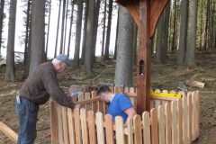 Das Wegkreuz an der Tausendmeter Bank