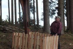 Das Wegkreuz an der Tausendmeter Bank