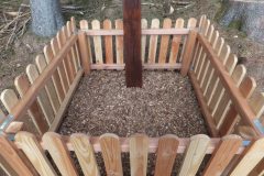 Das Wegkreuz an der Tausendmeter Bank