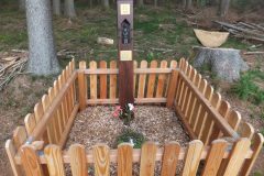 Das Wegkreuz an der Tausendmeter Bank