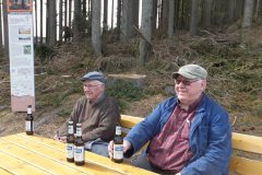 Das Wegkreuz an der Tausendmeter Bank ist fertig.